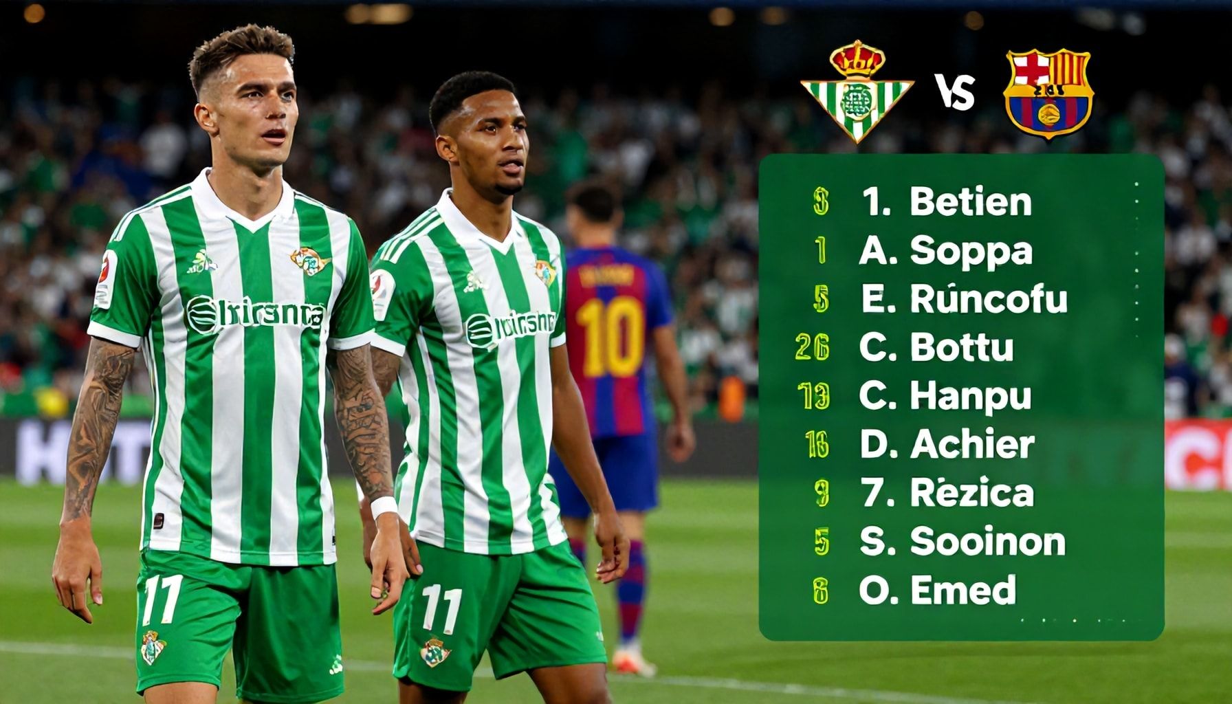 Betis' Midfield Maestros Aim to Outmanoeuvre Barcelona
