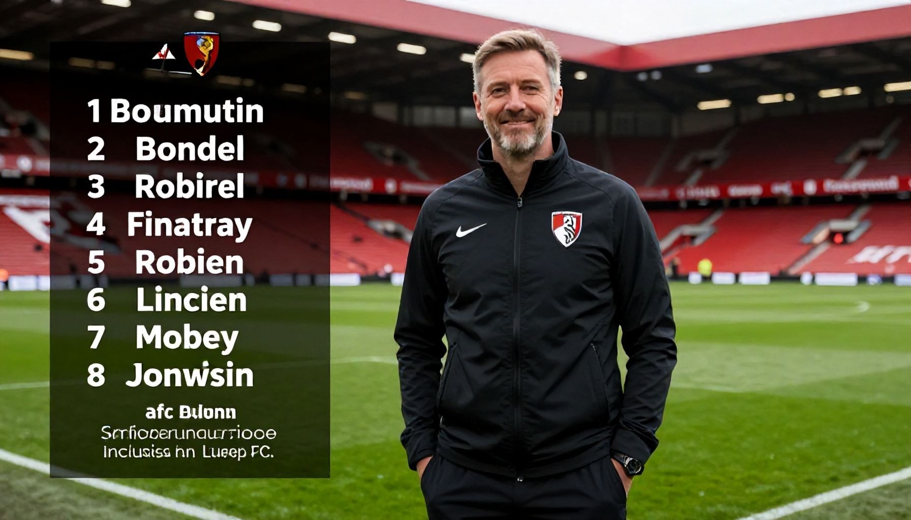 Bournemouth Manager Announces Surprise Inclusion in Lineup