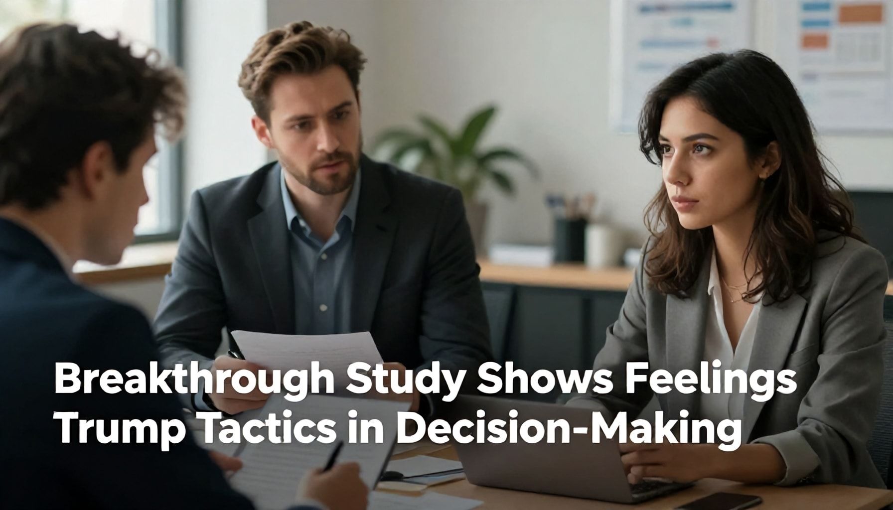 Breakthrough Study Shows Feelings Trump Tactics in Decision-Making