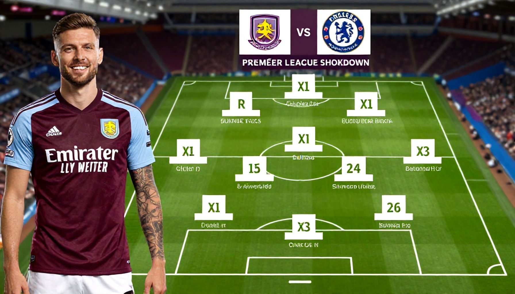 Burnley and Chelsea reveal starting XI for crucial Premier League showdown