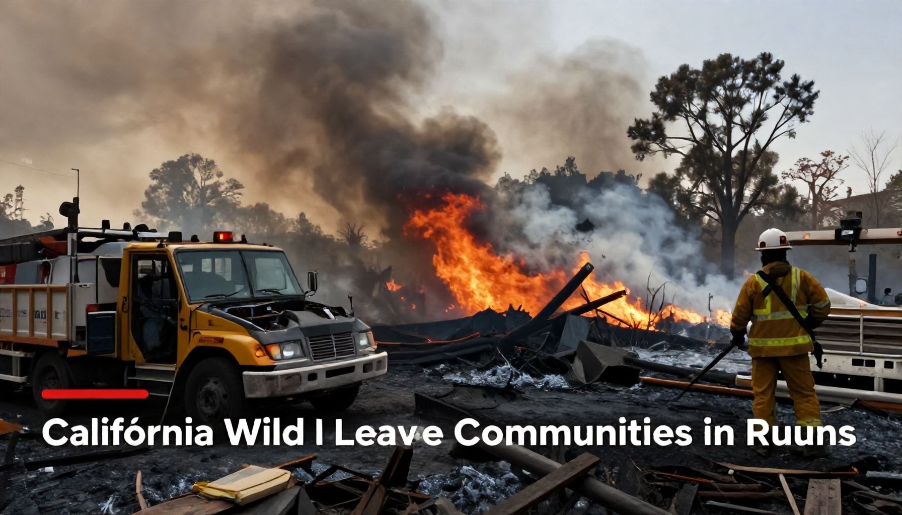 California Wildfires Leave Communities in Ruins