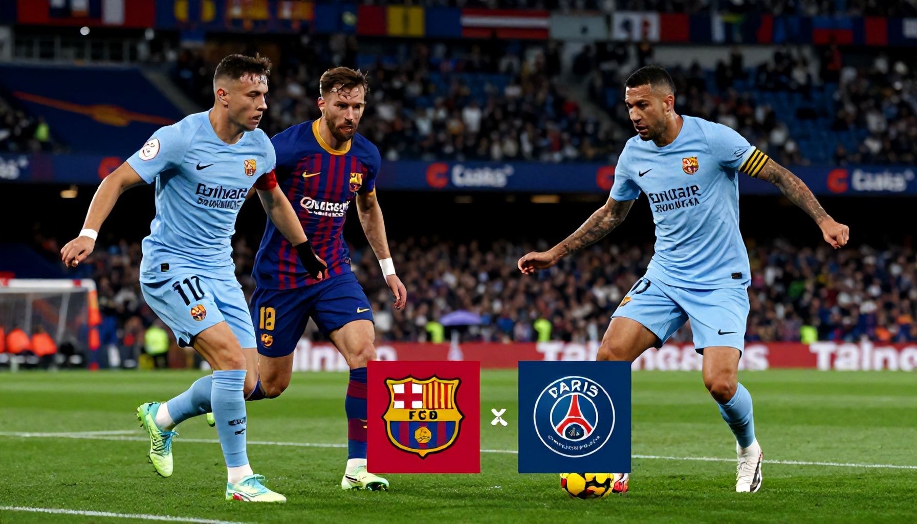 Camp Nou Set for Explosive Clash Between European Giants
