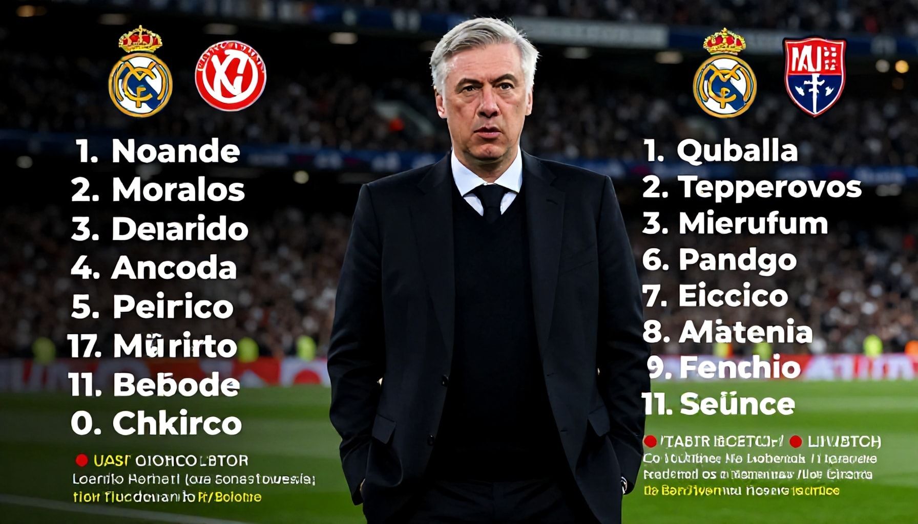 Carlo Ancelotti's Tactical Choices for the Girona Clash