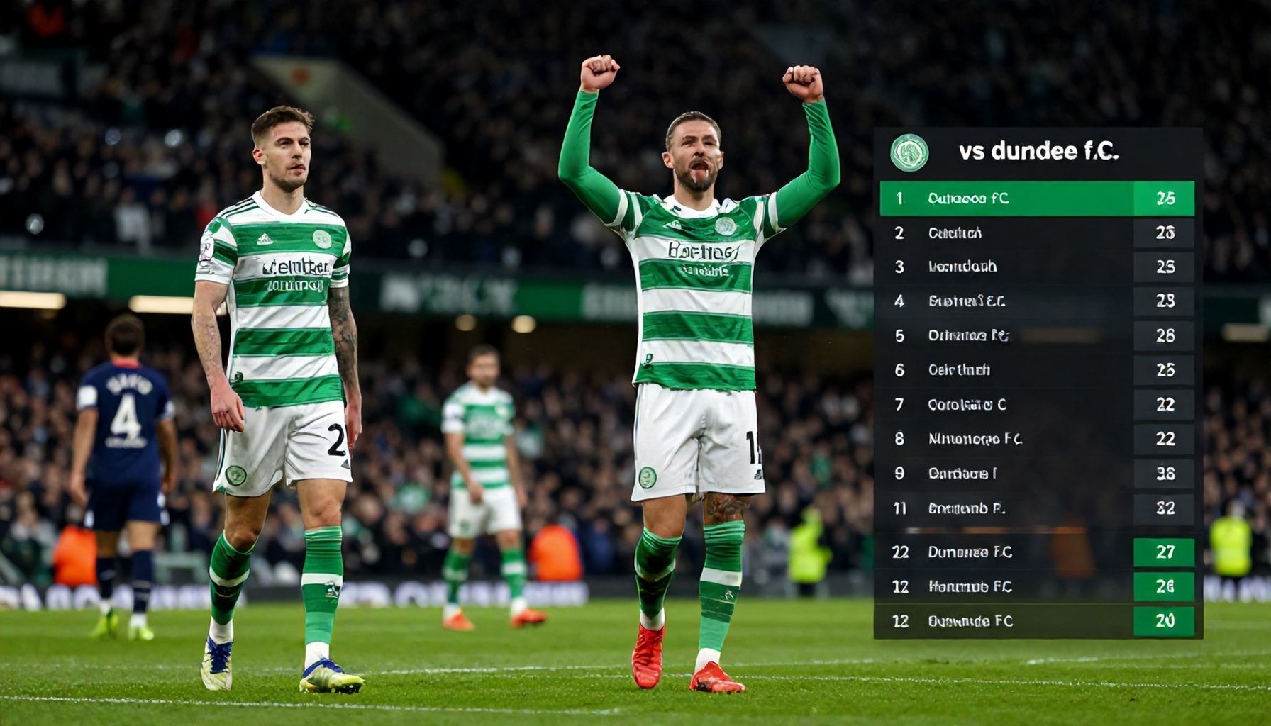 Celtic FC Eyes Top Spot in Tense Dundee FC Encounter