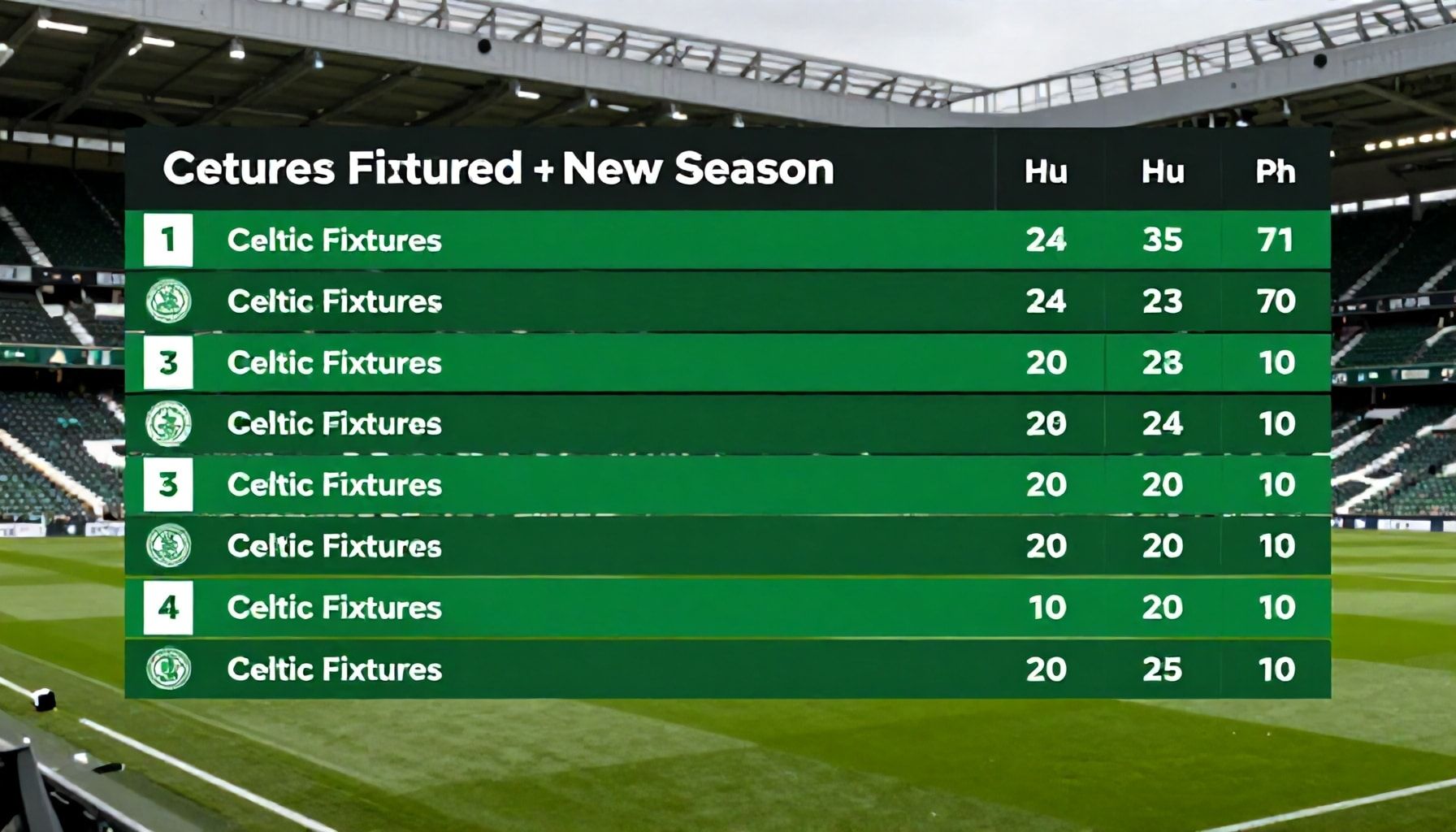 Celtic's Fixtures Unveiled for Exciting New Season