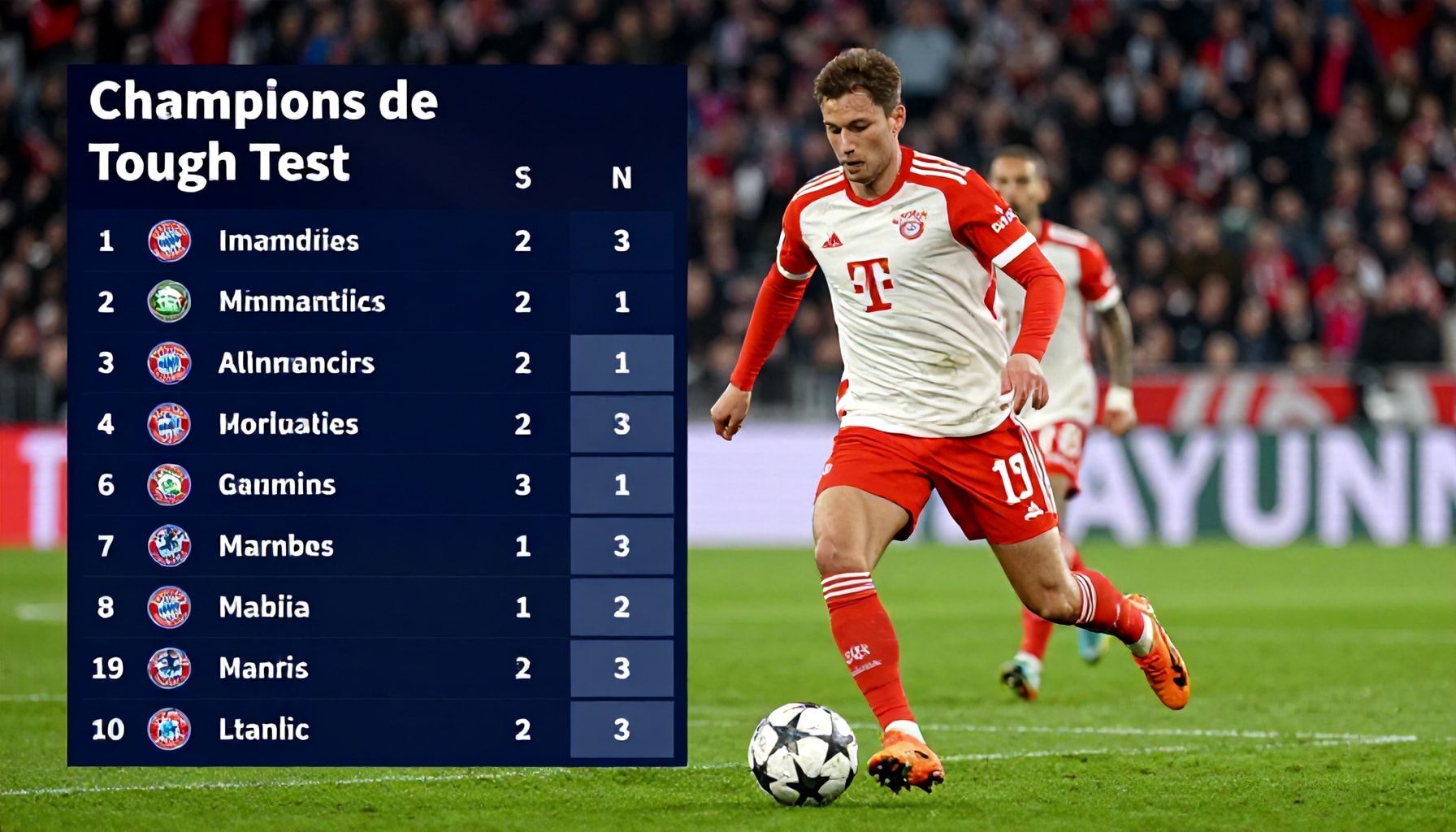 Champions Bayern Munich Face Tough Test