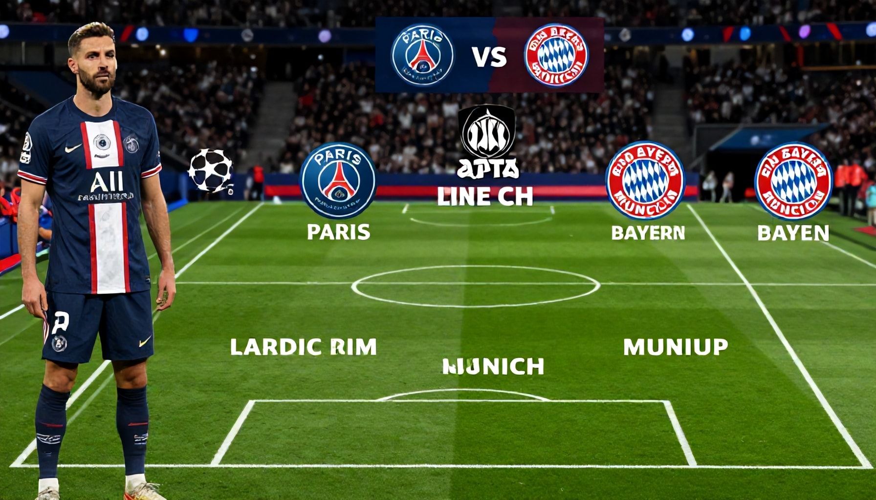 Champions League clash: PSG and Bayern Munich announce their starting lineups