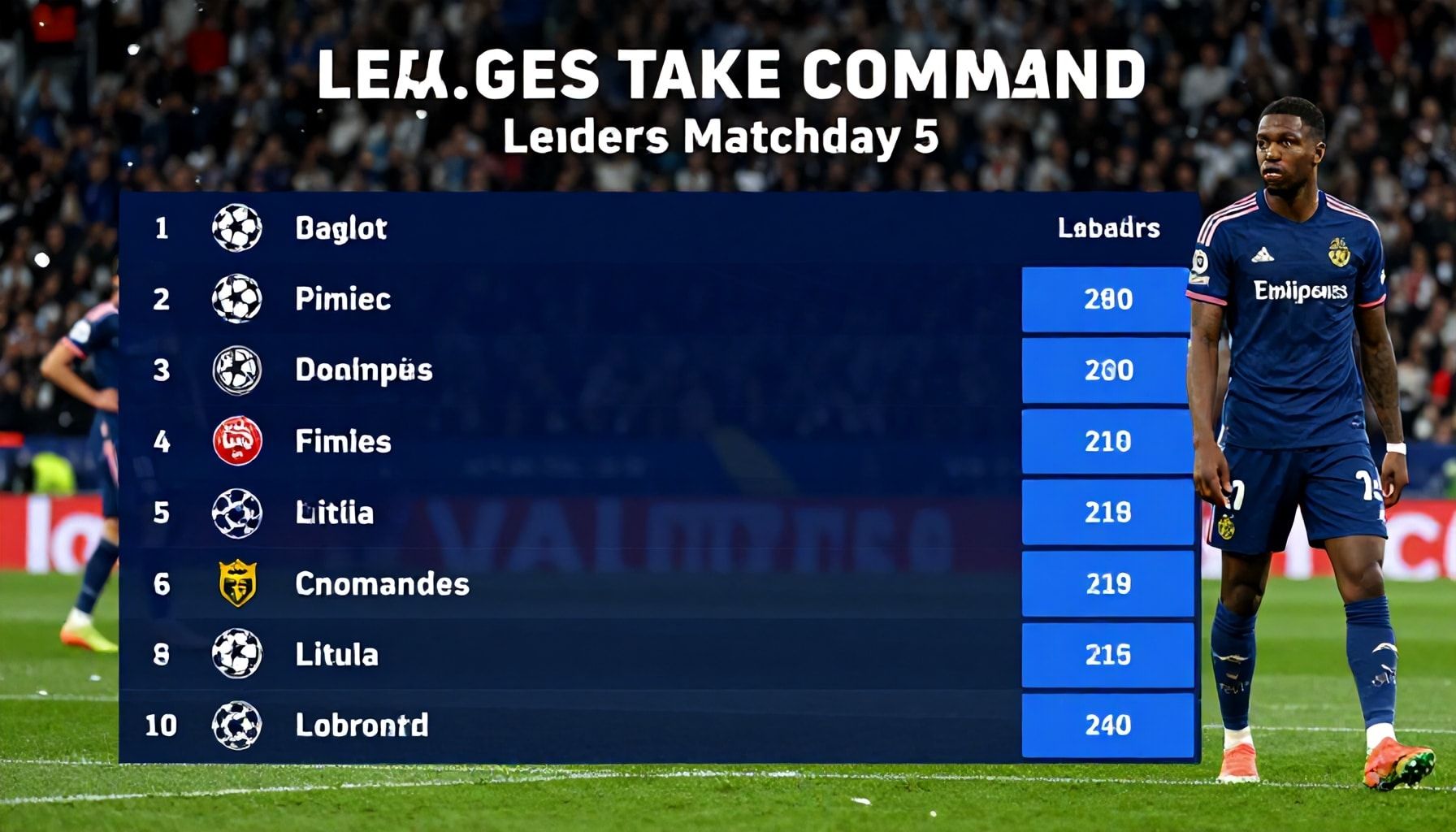 Champions League Leaders Take Command After Intense Matchday 5