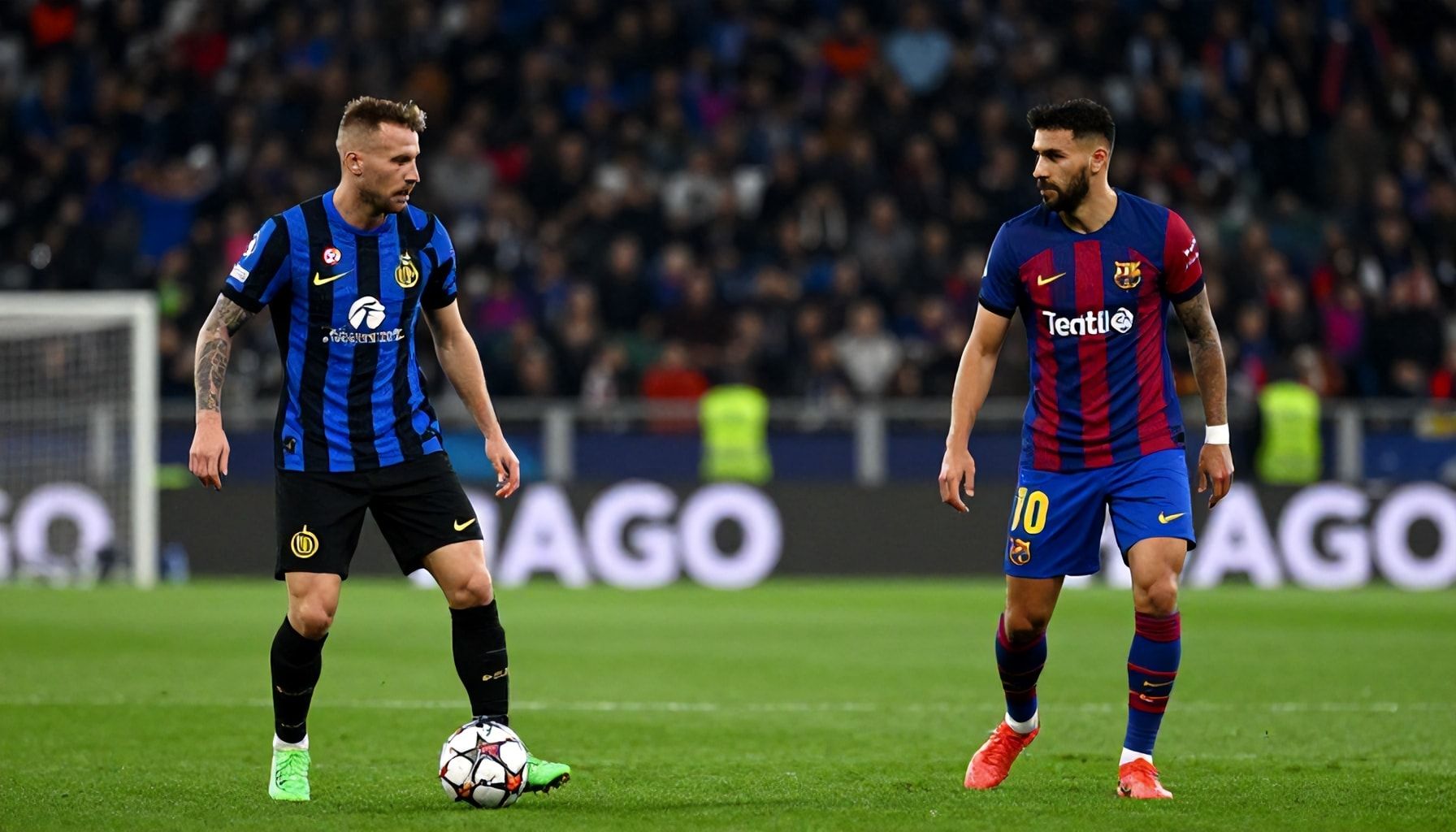 Champions League quarter-final pits Inter Milan against Barcelona