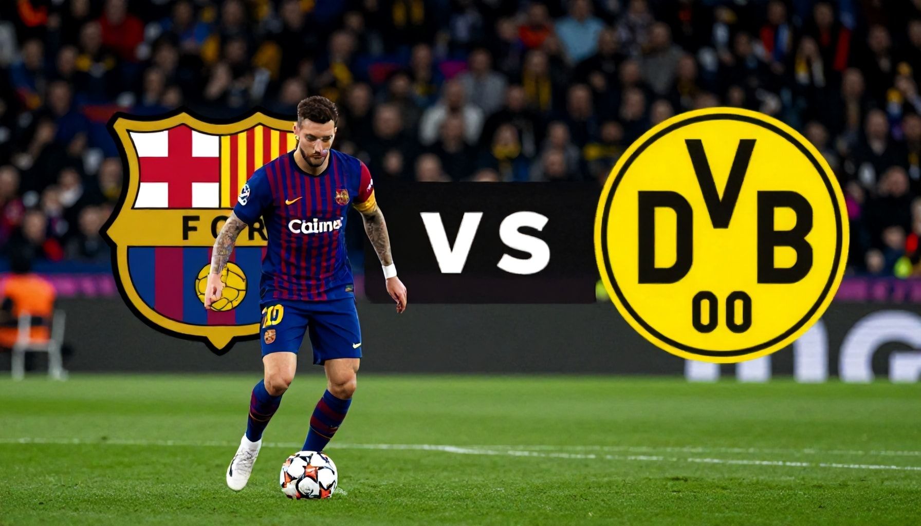 Champions League showdown: Barcelona host Dortmund tonight