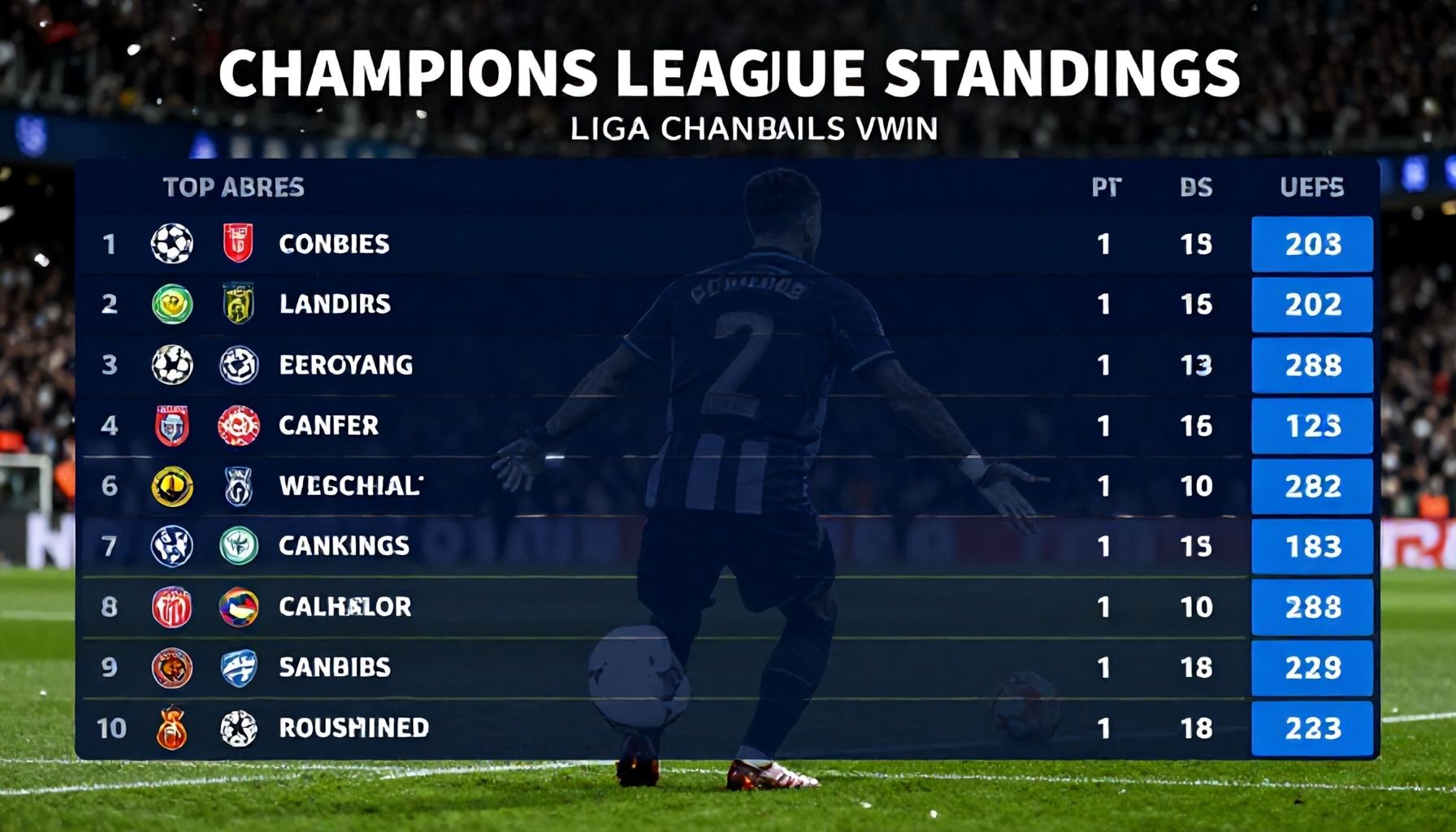 Champions League Standings: Top Teams Secure Crucial Wins*