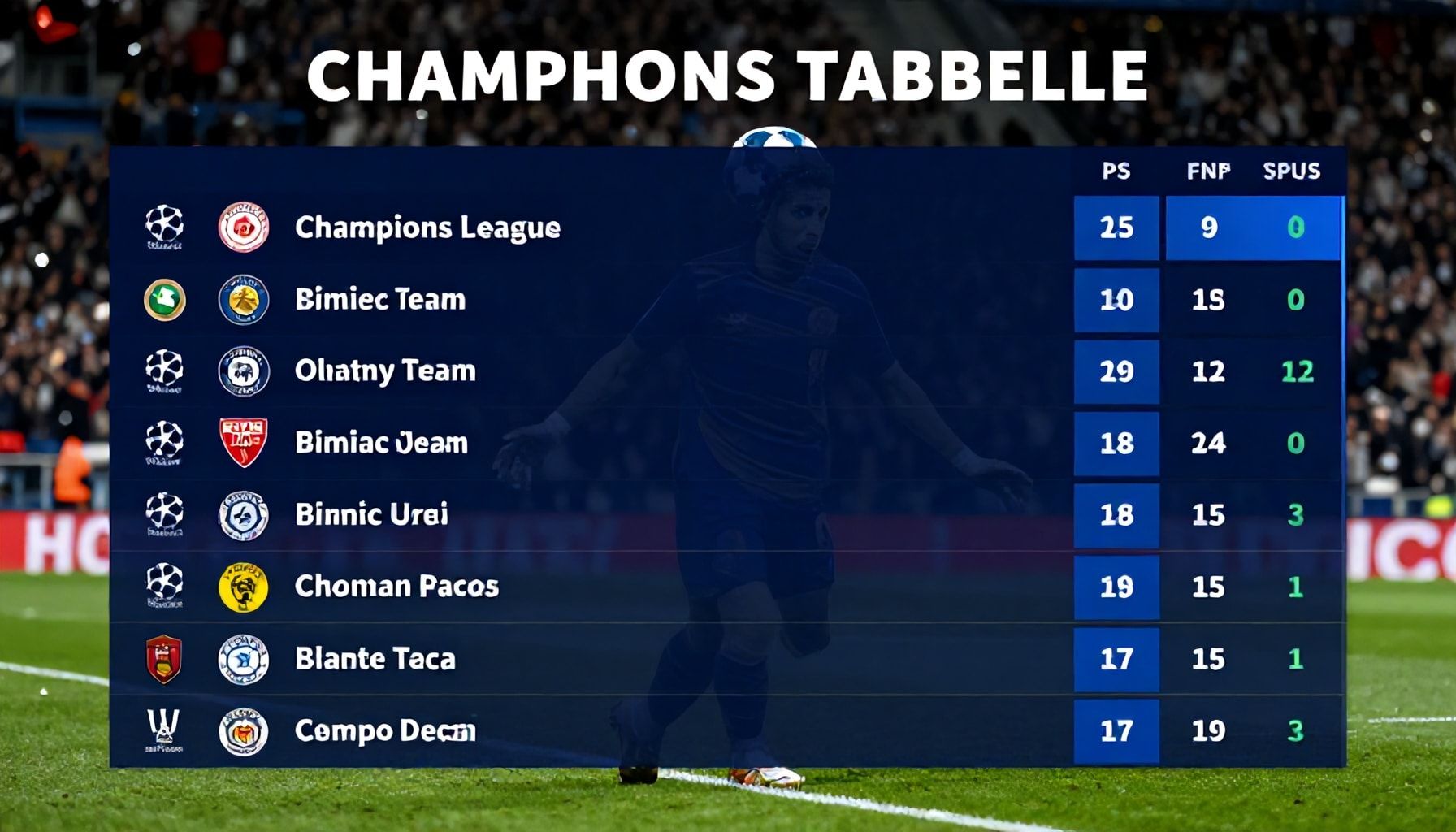 Champions League Teams Battle for Top Spots on Matchday 5