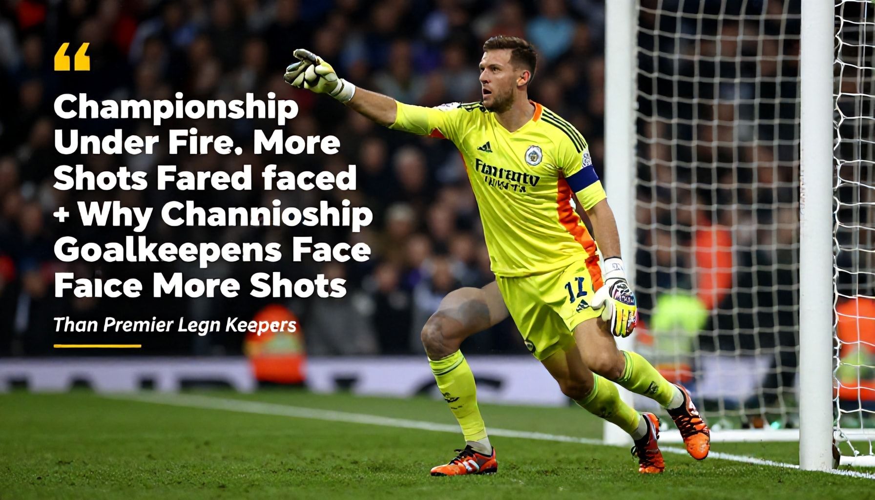 Championship Goalkeepers Under Fire: More Shots Faced Than Premier League Counterparts
