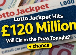 Lotto Jackpot Hits £120 Million: Who Will Claim the Prize Tonight?