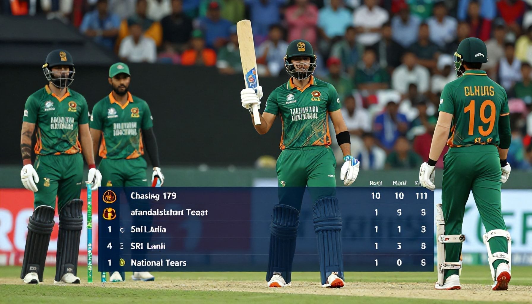 Chasing 179, Sri Lanka Falls Short in Final Overs