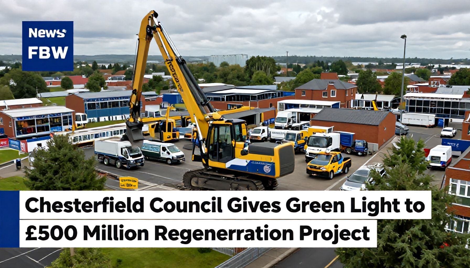 Chesterfield Council Gives Green Light to £500 Million Regeneration Project