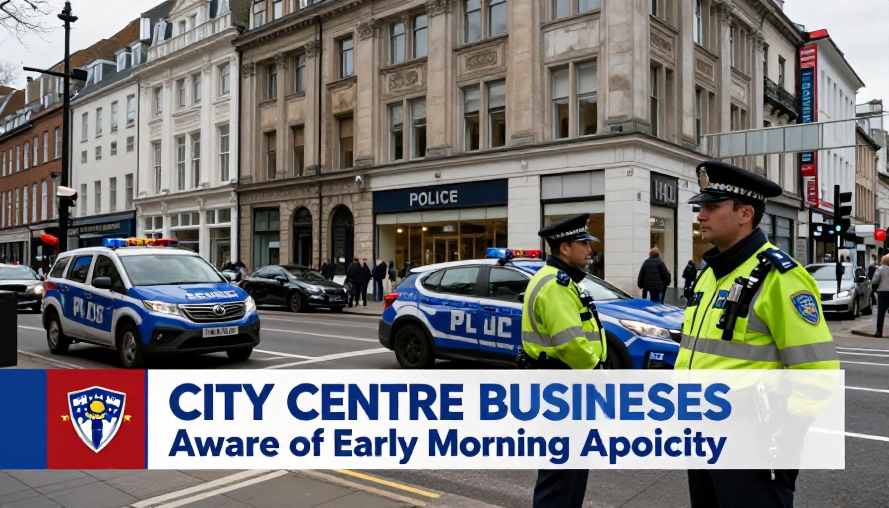 City Centre Businesses Aware of Early Morning Police Activity