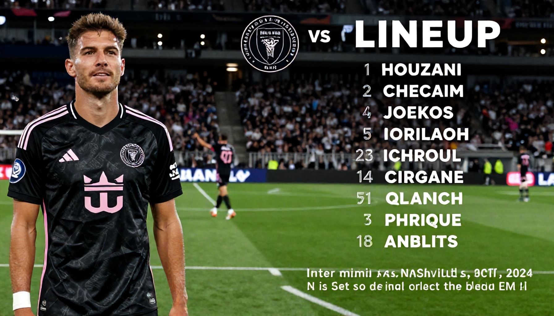 Clash Lineups Revealed: Inter Miami and Nashville SC Set for Saturday Showdown