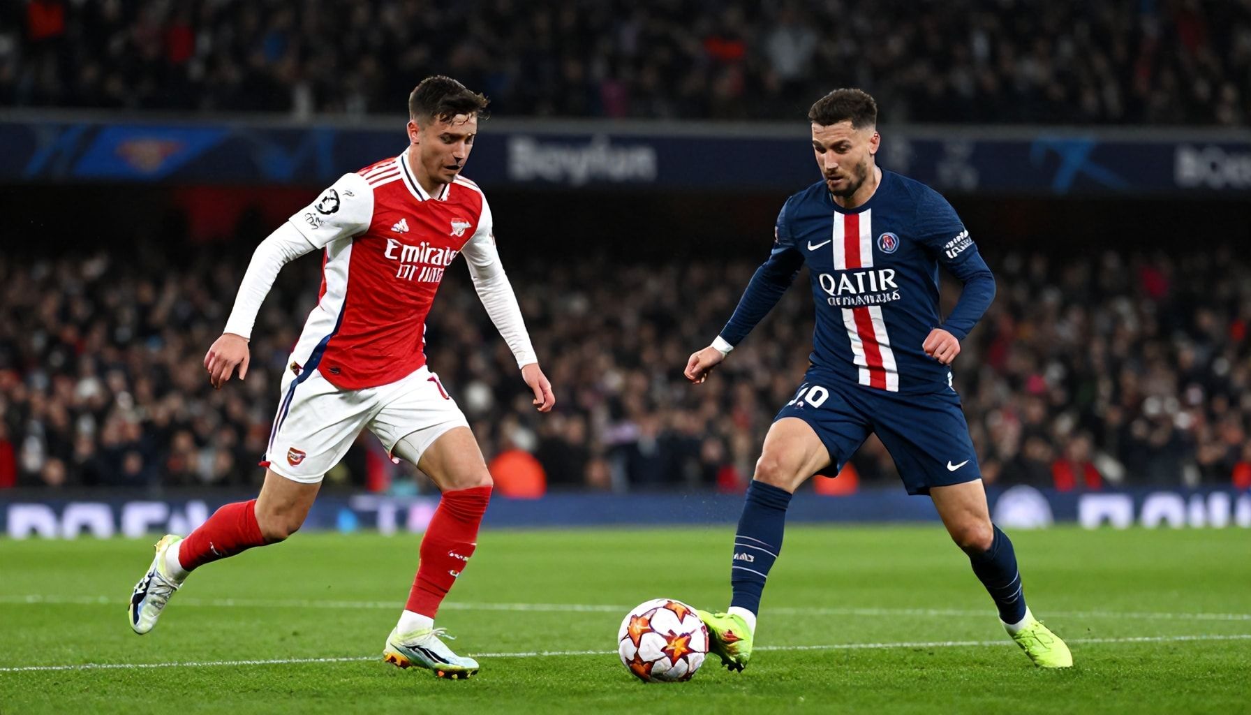 Clash of Titans: Arsenal Hosts PSG in High-Stakes Champions League Match
