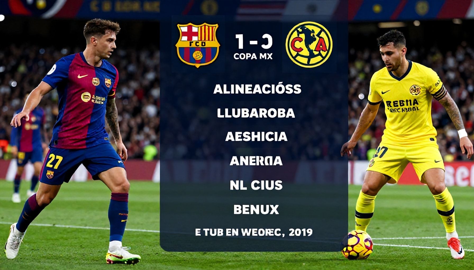 Clash of titans: Barcelona and América prepare for Copa MX encounter