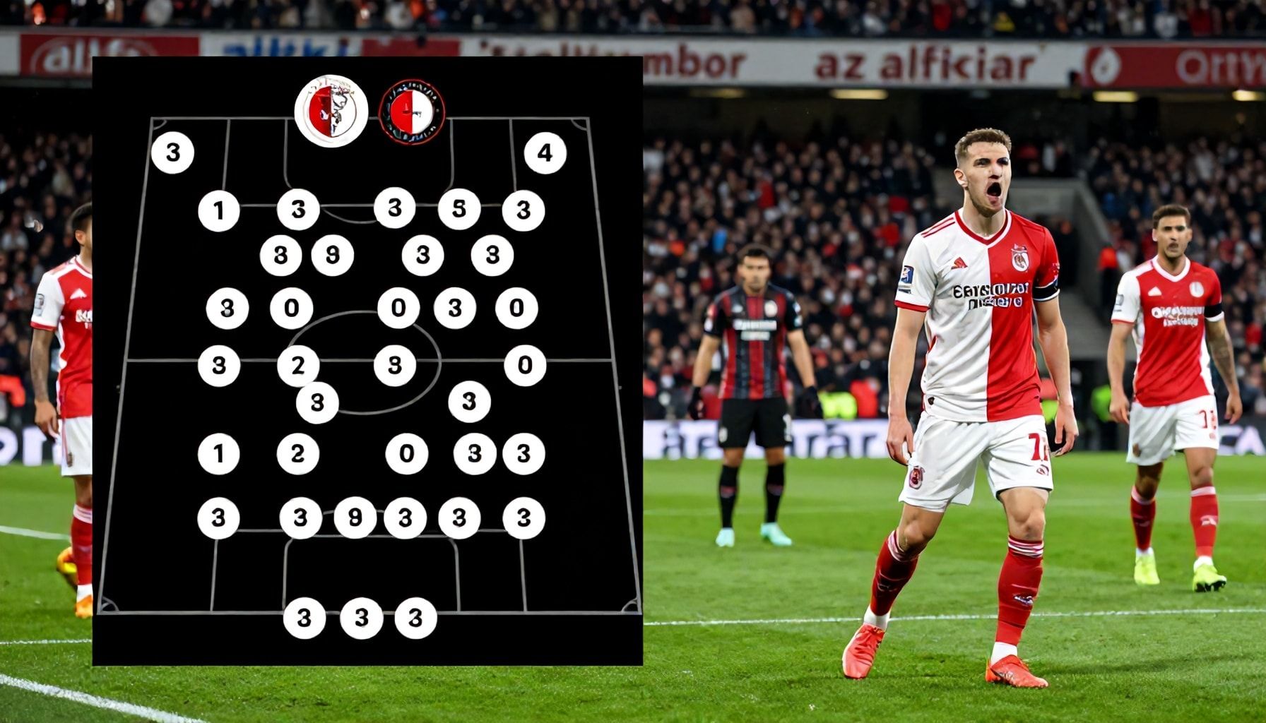 Clash of titans: Feyenoord and AZ Alkmaar set their sights on Saturday's showdown
