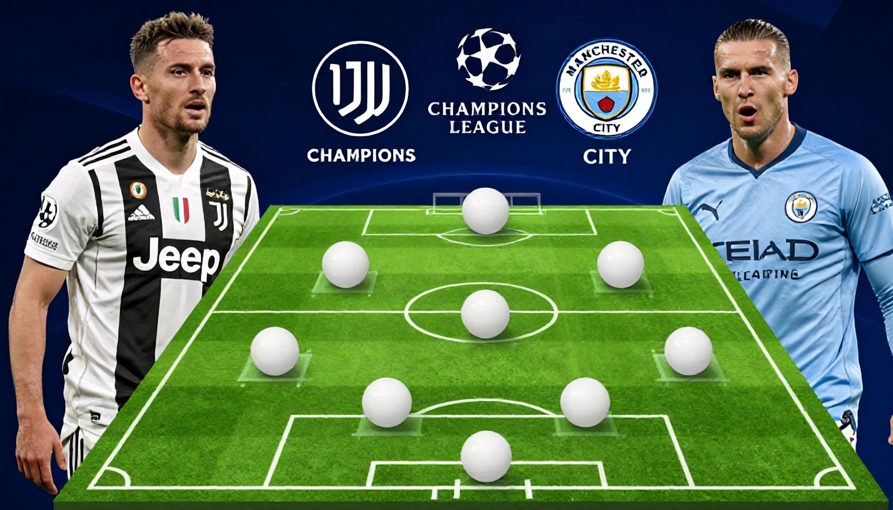 Clash of titans: Juventus and Manchester City set for high-stakes Champions League showdown