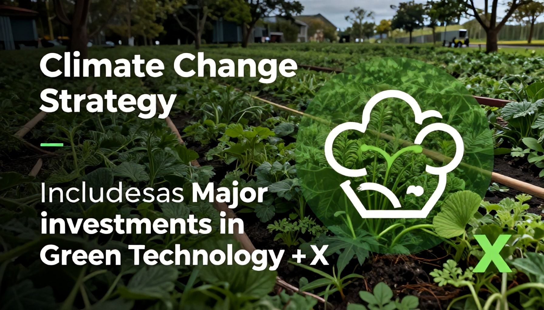 Climate Change Strategy Includes Major Investments in Green Technology