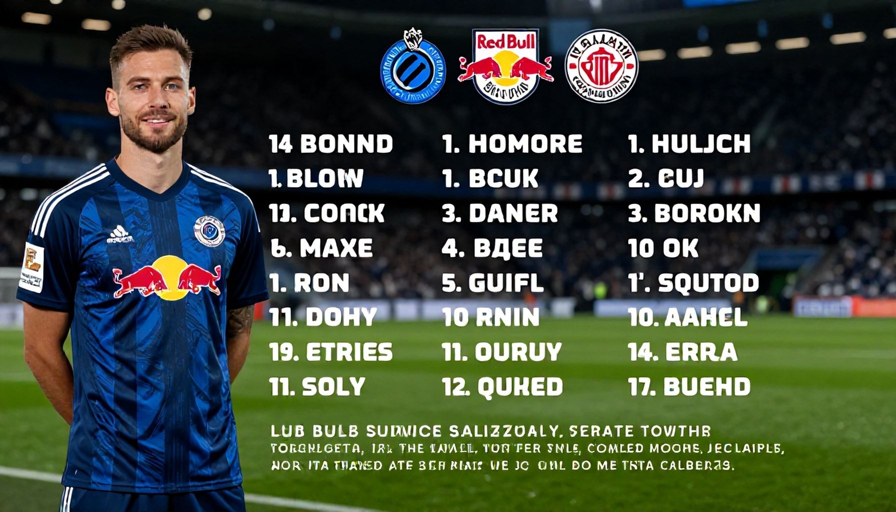 Club Brugge and Red Bull Salzburg announce starting line-ups
