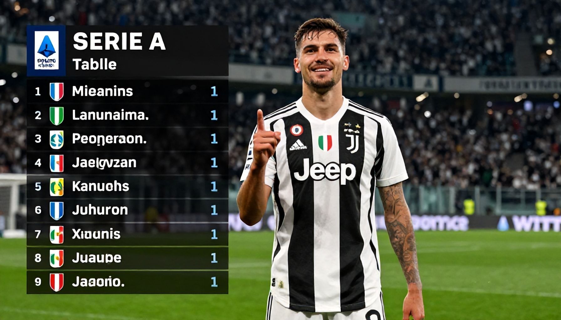 Clutch Performance Secures Top Spot for Juventus