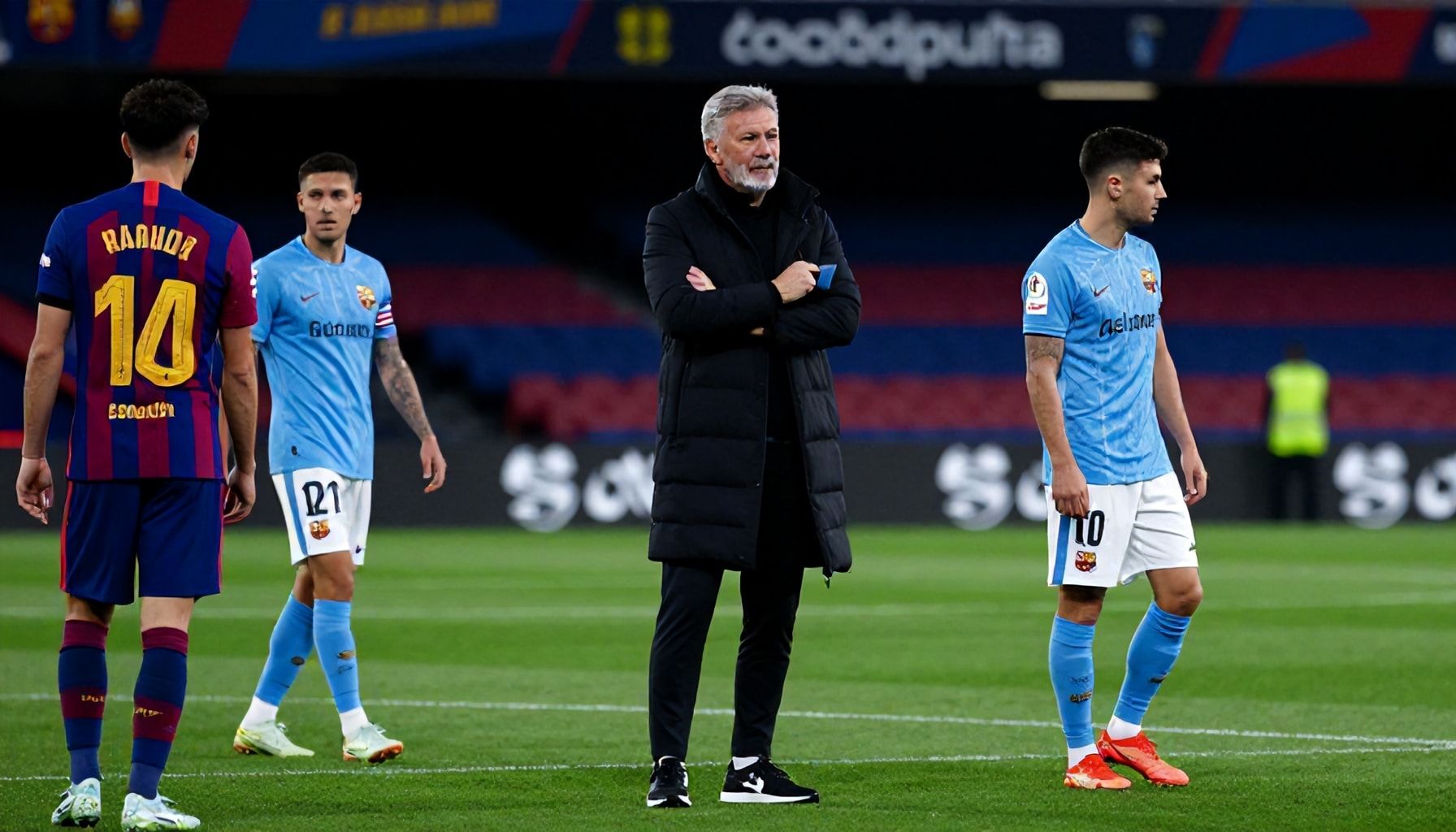 Coaches make tactical decisions ahead of high-stakes match