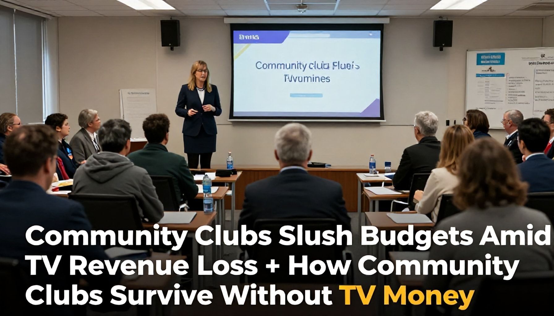 Community Clubs Slash Budgets Amid TV Revenue Loss
