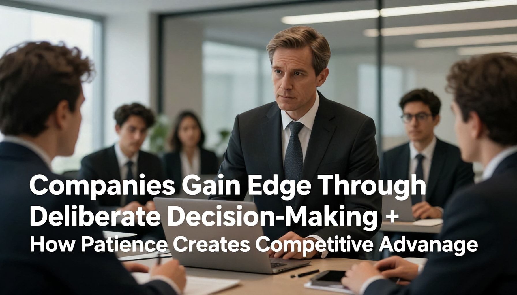 Companies Gain Edge Through Deliberate Decision-Making