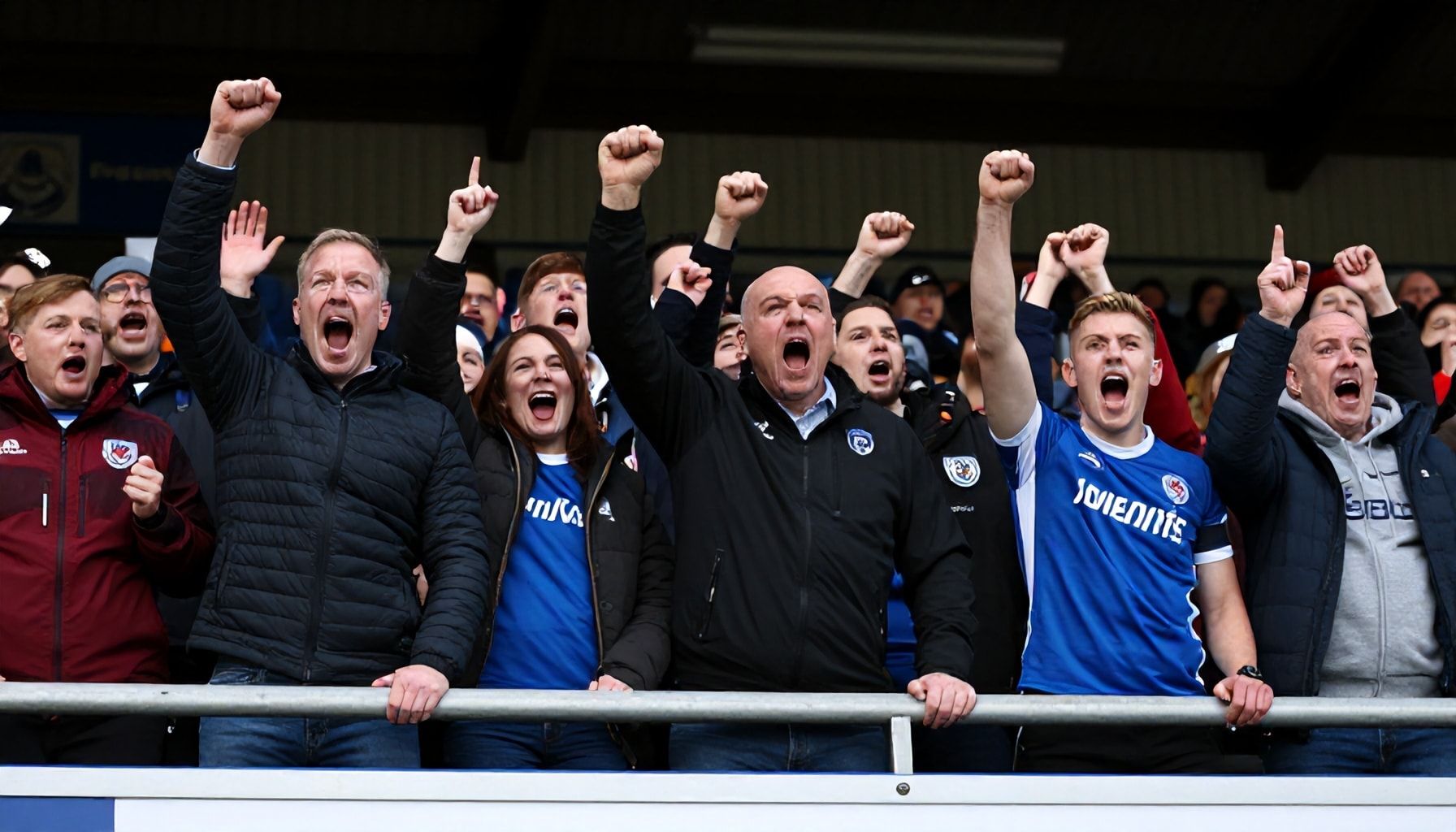 County Fans Celebrate After Emotional Promotion Clinch