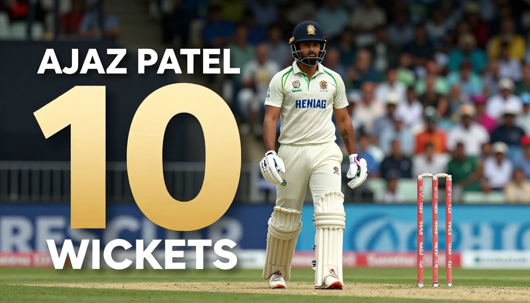 Cricket Milestone: Ajaz Patel Becomes Third Bowler to Take 10 Wickets in an Innings