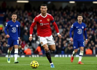 Ronaldo Scores Twice as Man Utd Beats Chelsea 3-1