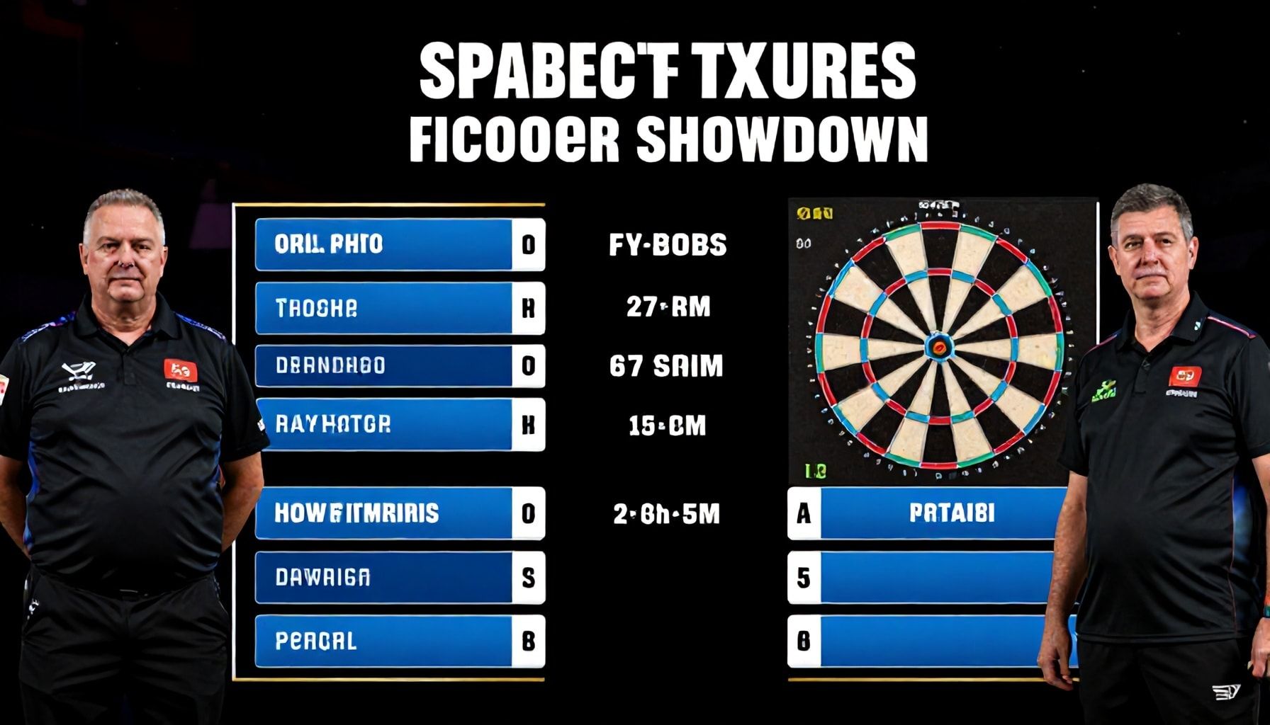 Darts fixtures locked in for October showdown