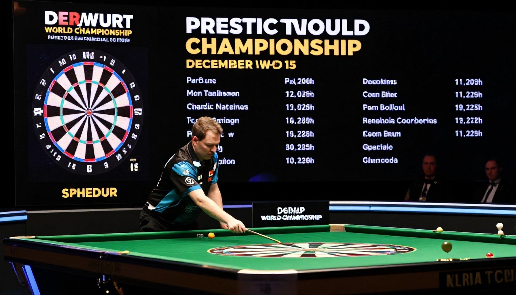 December 15 Marks the Start of the Prestigious Darts World Championship