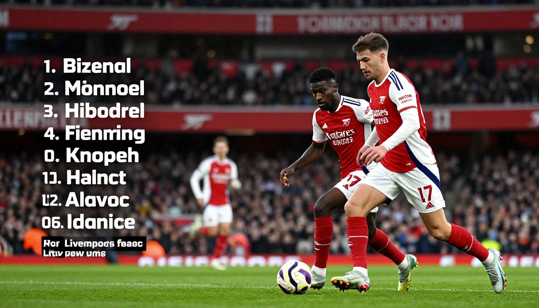 Defensive duo returns as Arsenal announce starting XI for Liverpool showdown