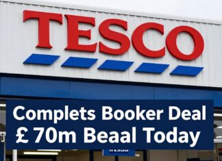 Tesco Completes £370m Booker Deal Today