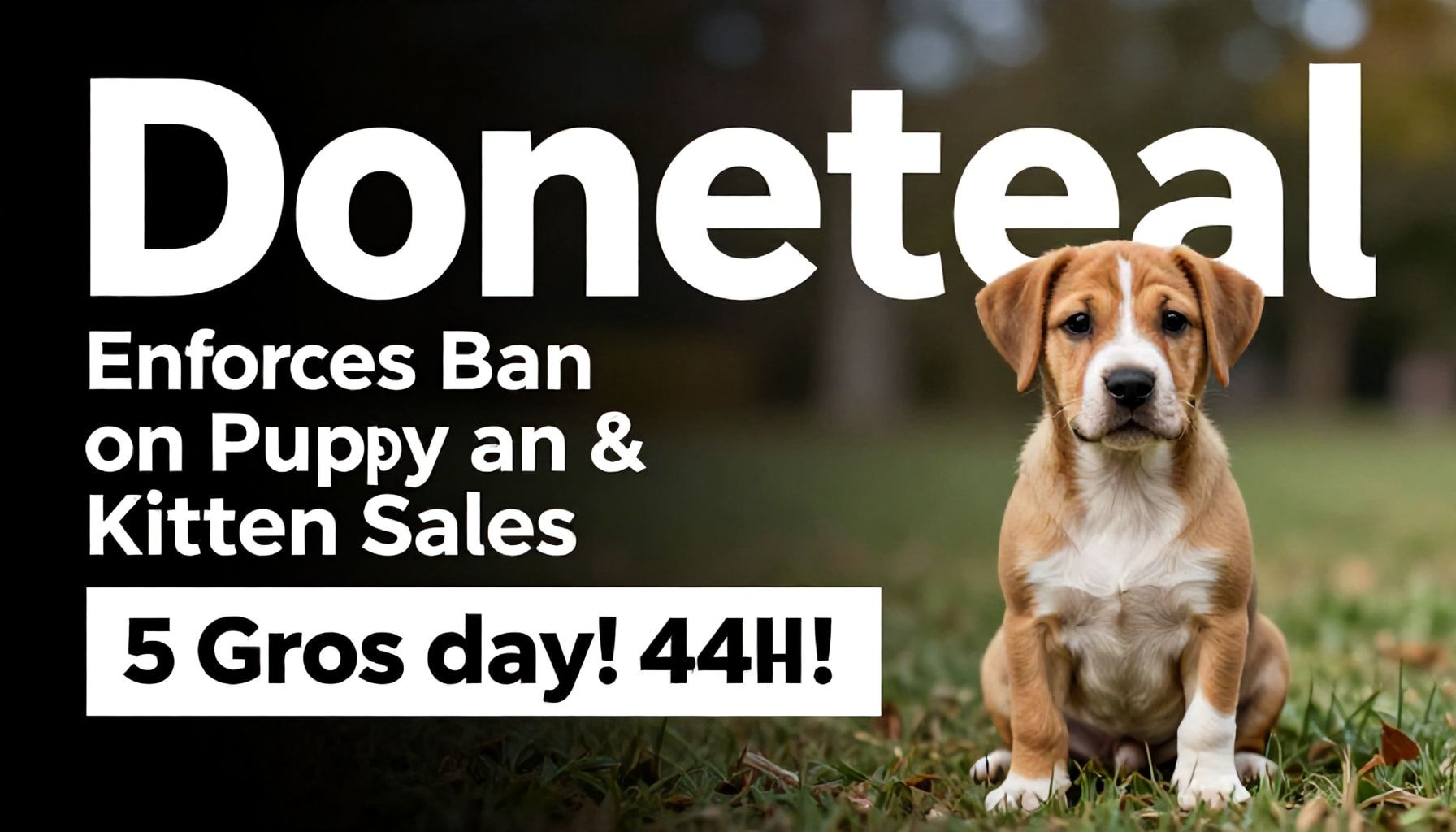 Donedeal Enforces Ban on Puppy and Kitten Sales