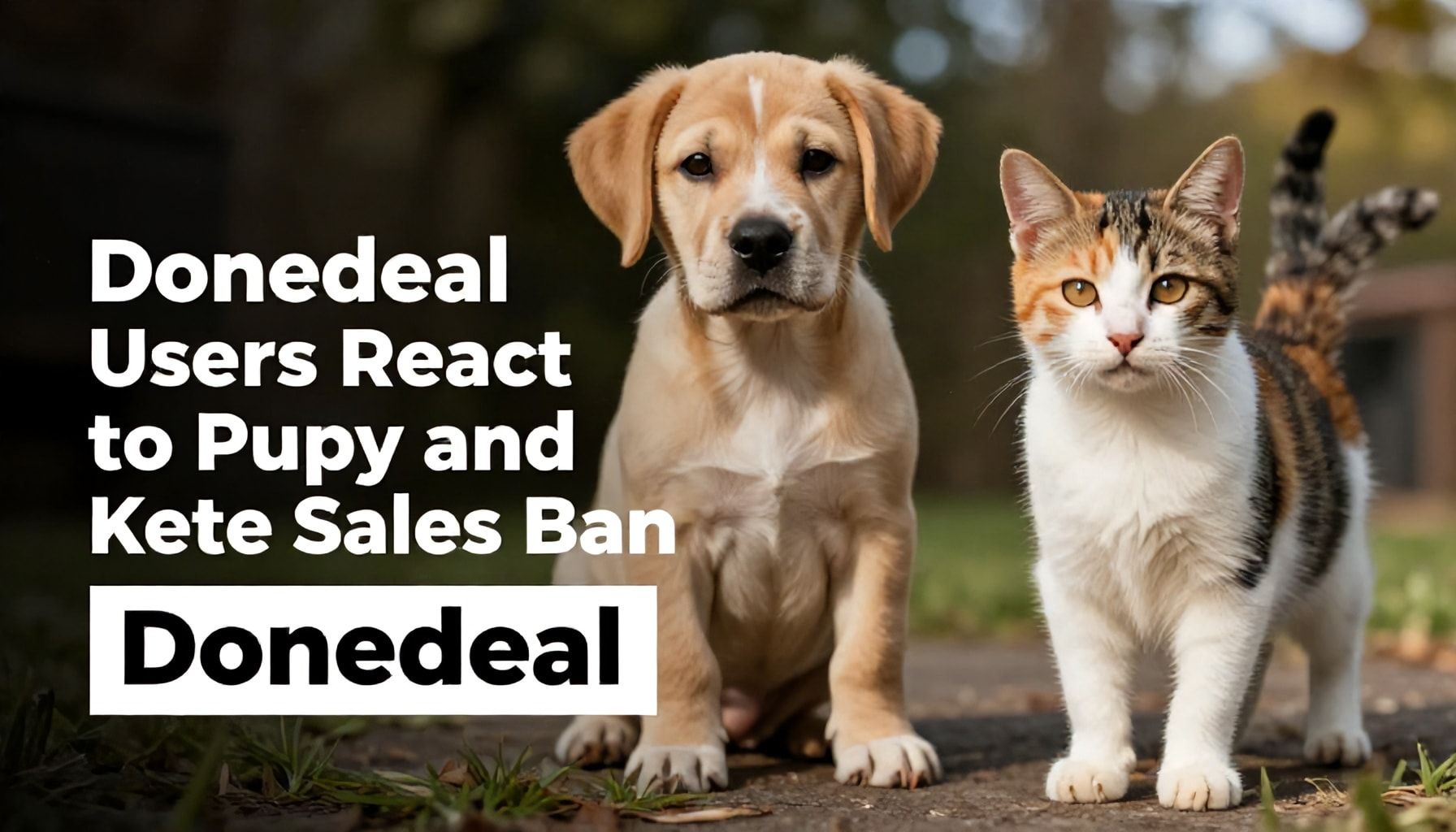 Donedeal Users React to Puppy and Kitten Sales Ban