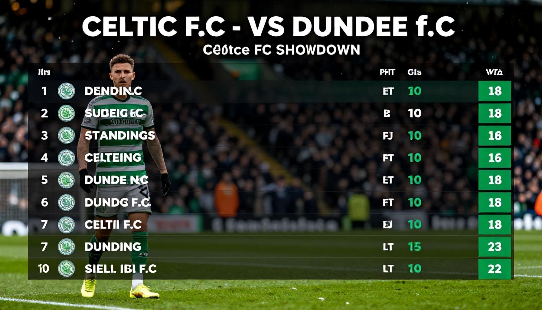 Dundee FC Aims to Climb Standings in Celtic FC Showdown