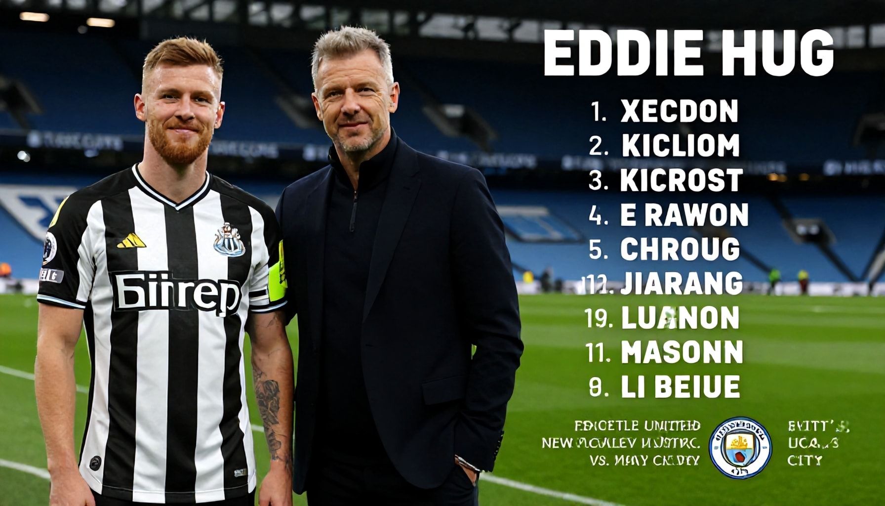 Eddie Howe Unveils Newcastle United Lineup