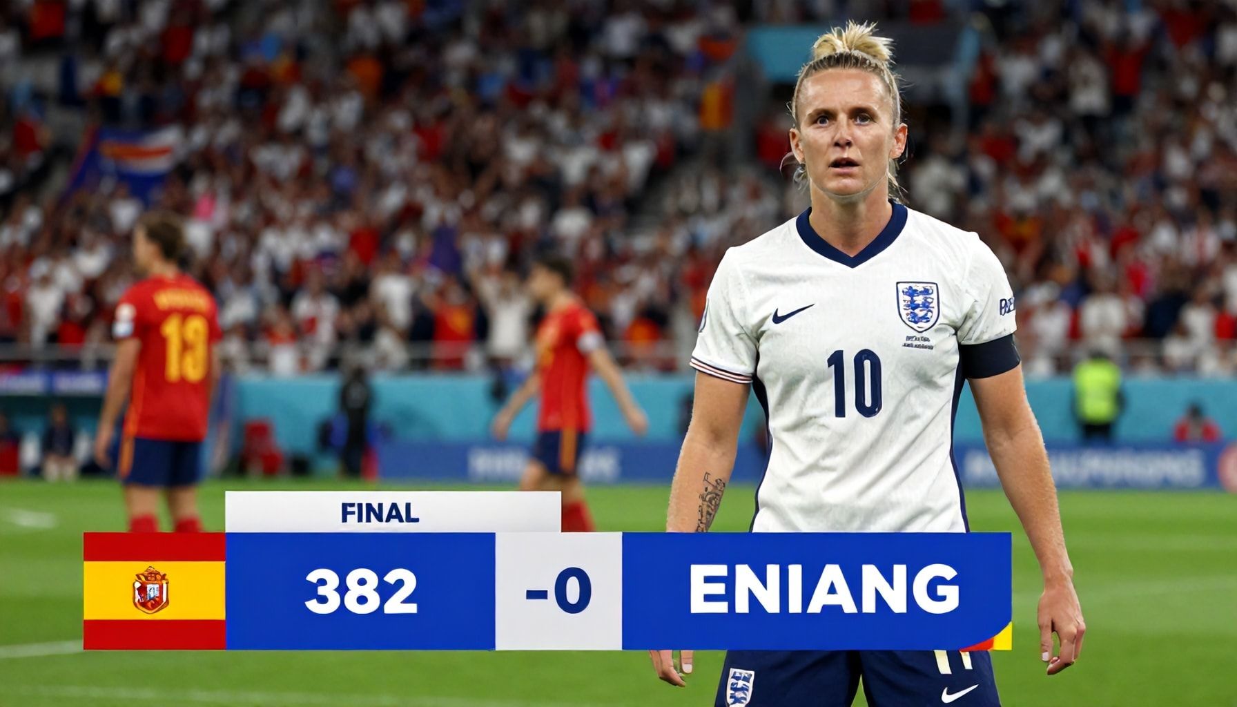 England Dominates Spain in Euro 2022 Final, Mary Earp Shines