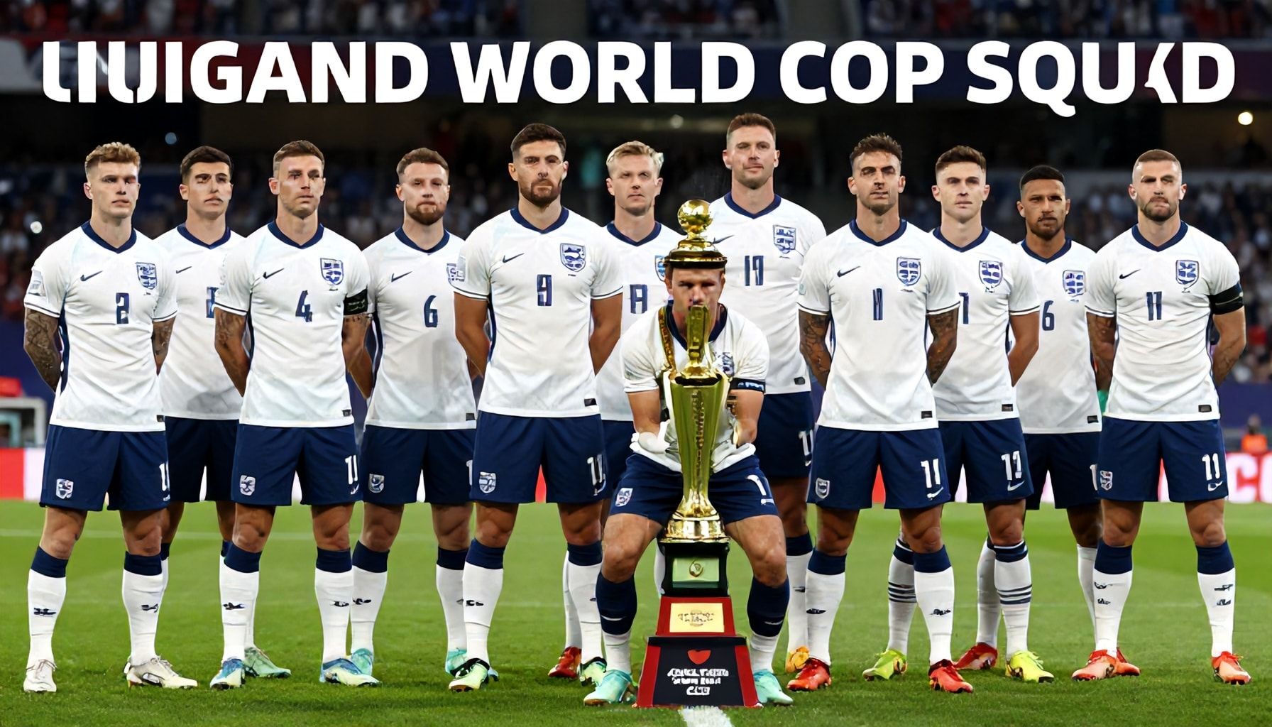 England Unveils 26-Man Squad for 2022 World Cup