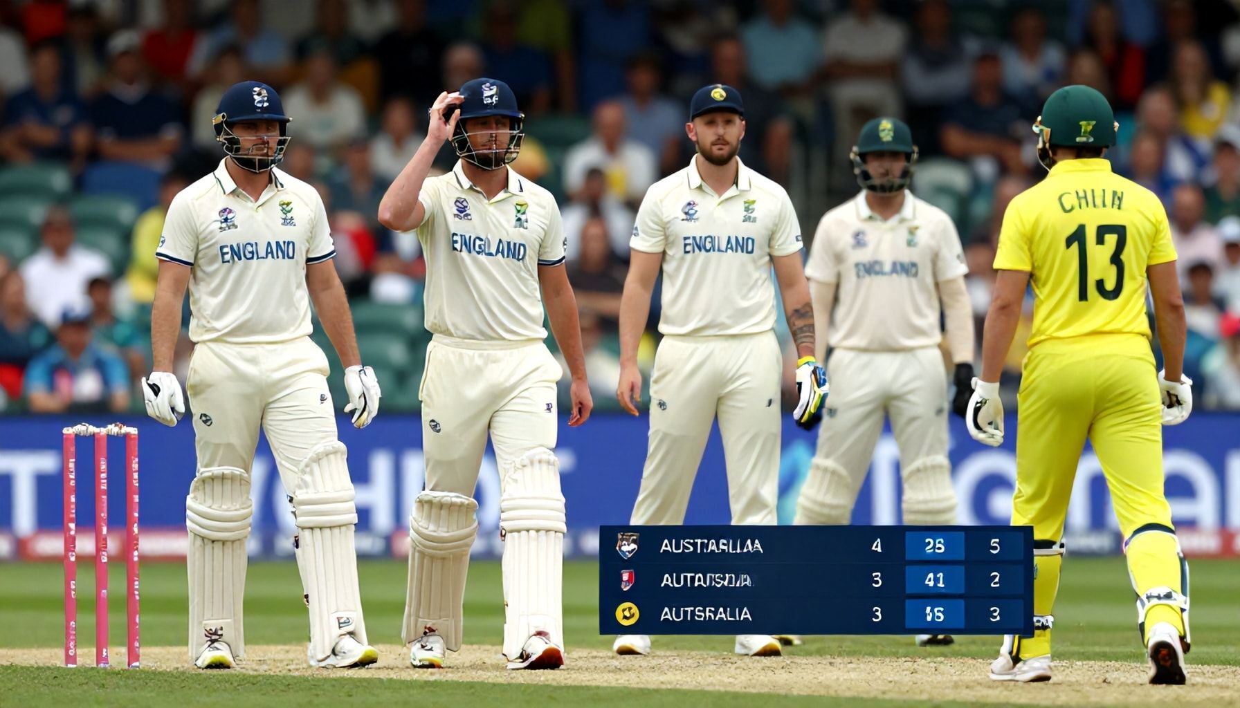 England's Bowlers Shine in Tense Ashes Clash Against Australia