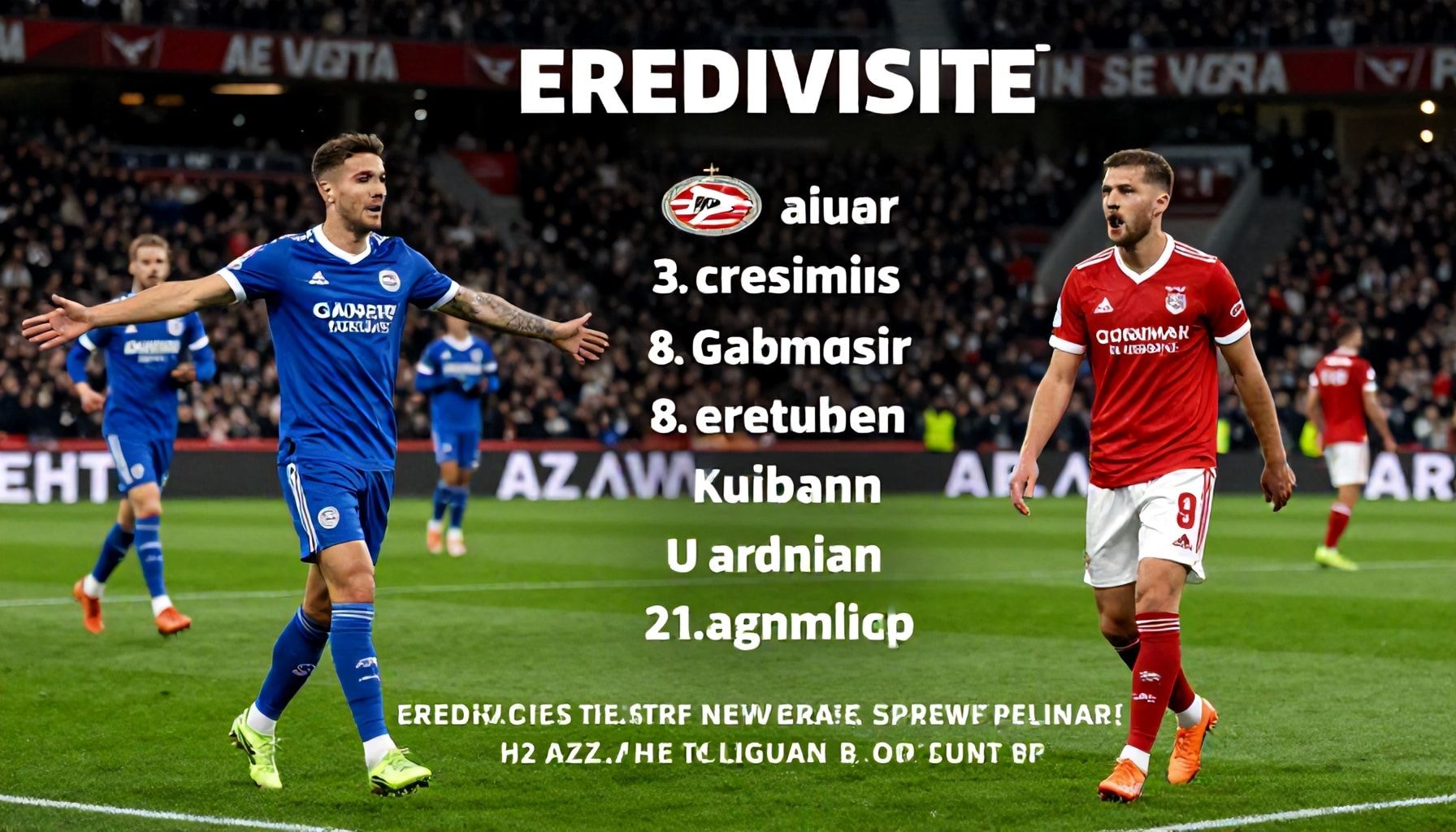 Eredivisie rivals prepare for intense battle with confirmed line-ups