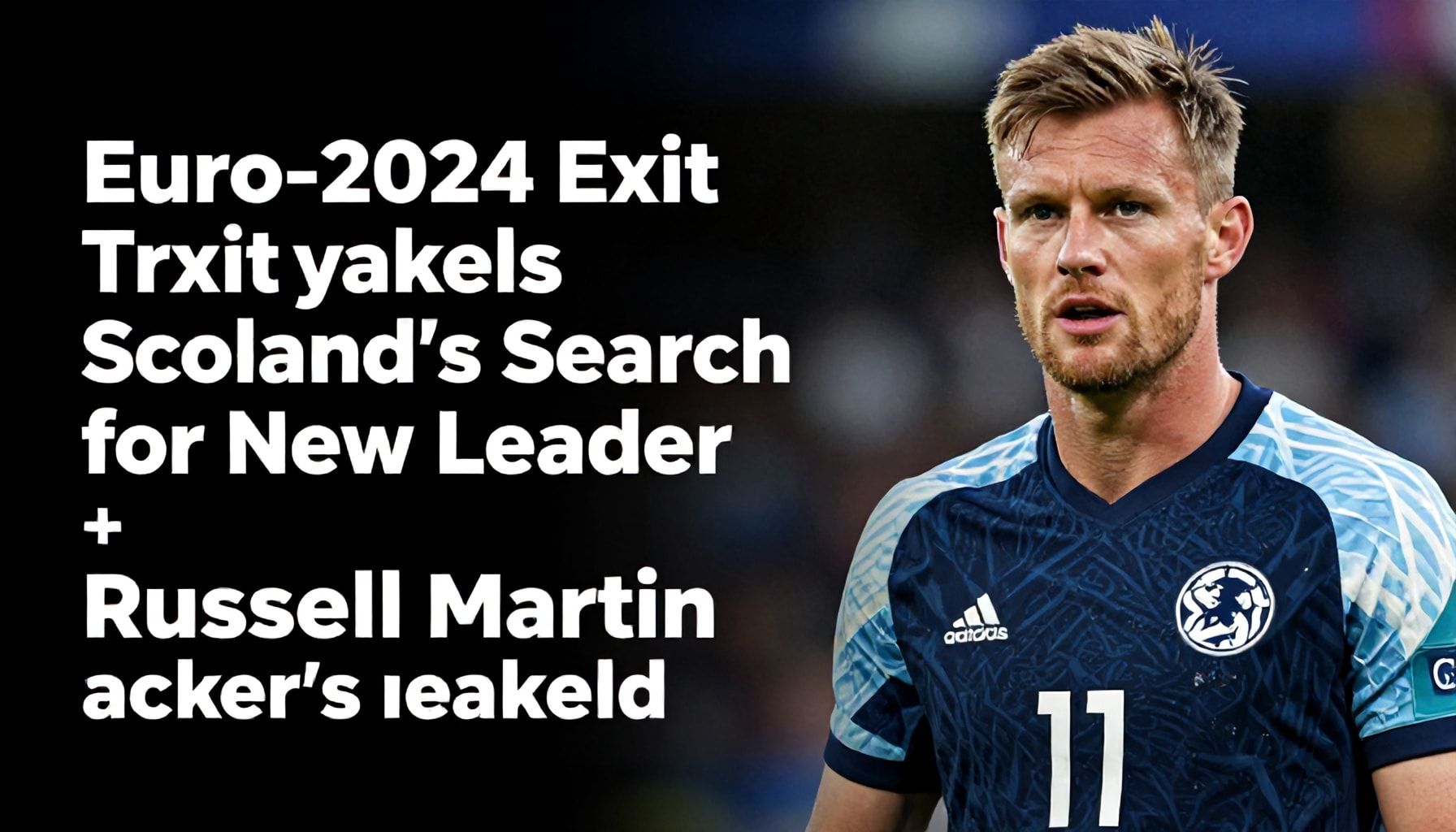 Euro 2024 Exit Triggers Scotland's Search for New Leader