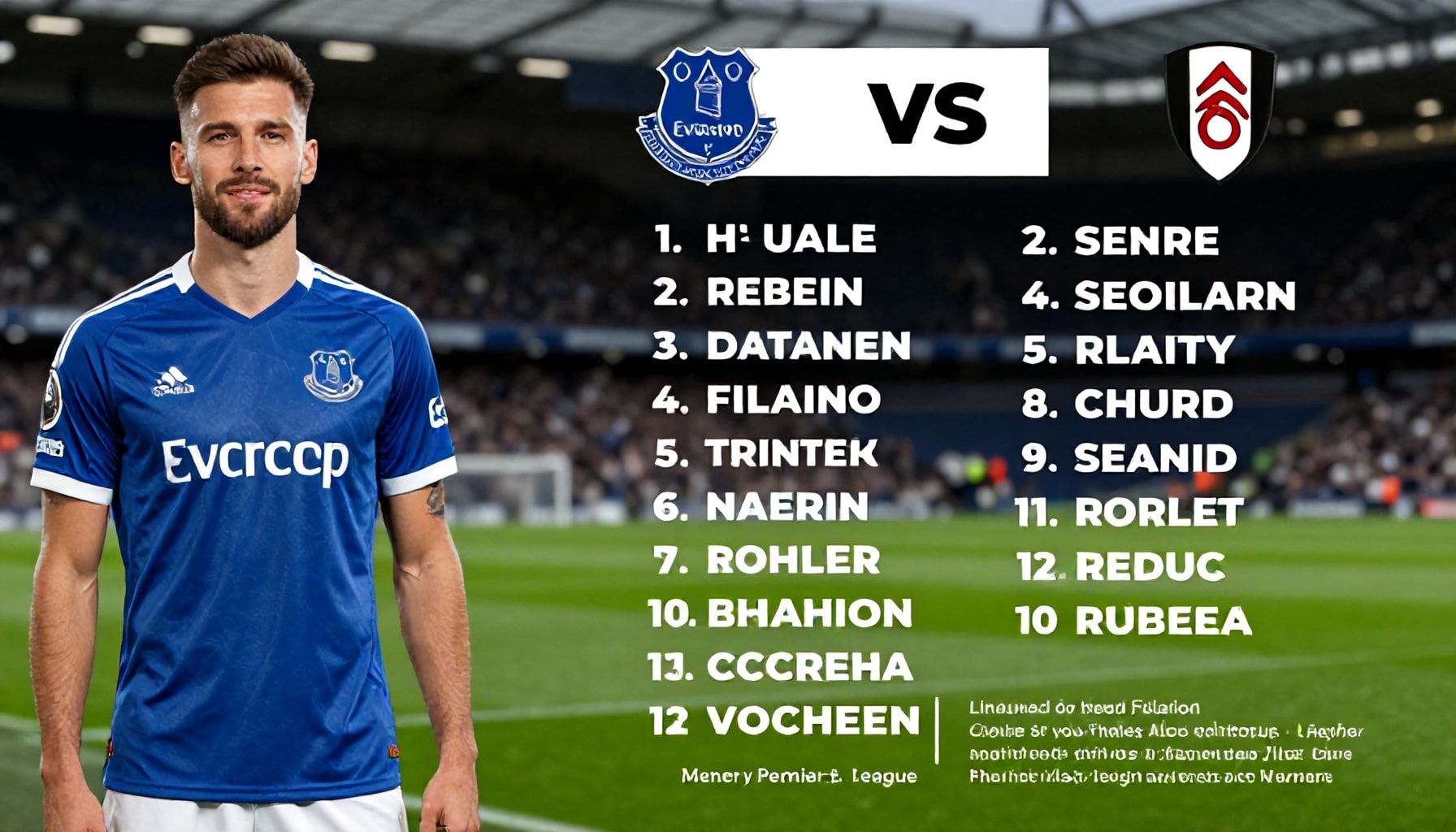 Everton and Fulham Prepare for High-Stakes Premier League Encounter