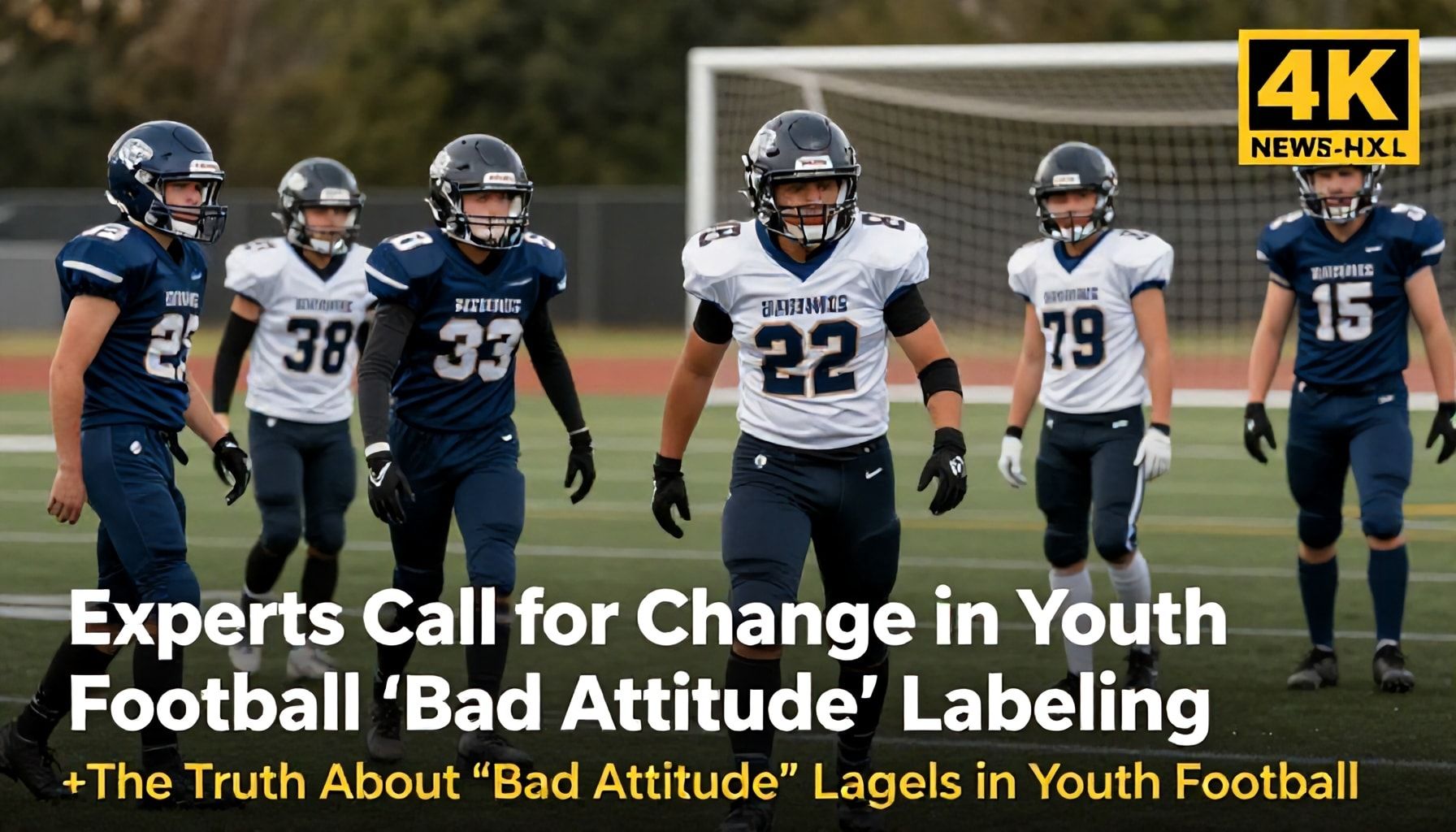 Experts Call for Change in Youth Football 'Bad Attitude' Labeling